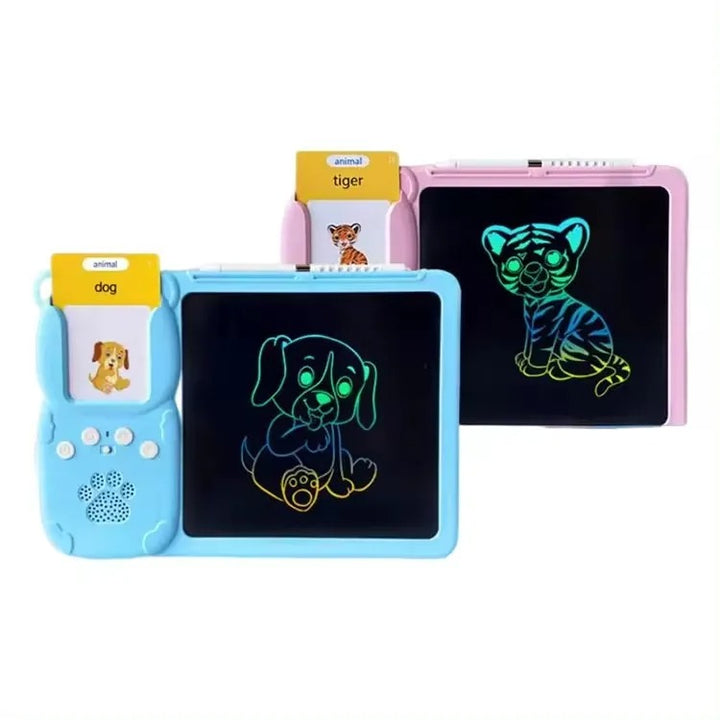 2 in 1 LCD + Flash Card reader