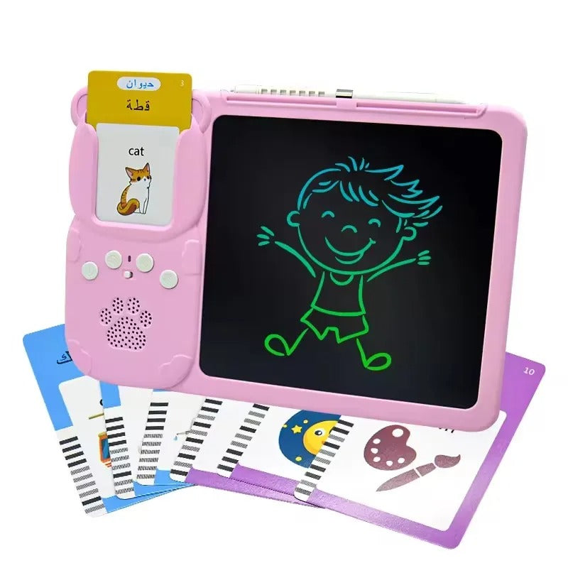 2 in 1 LCD + Flash Card reader