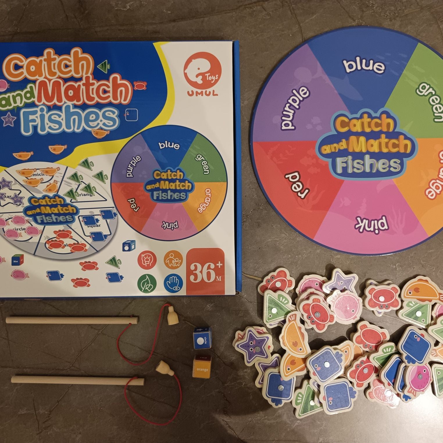 Catch and Match Fishing Toy