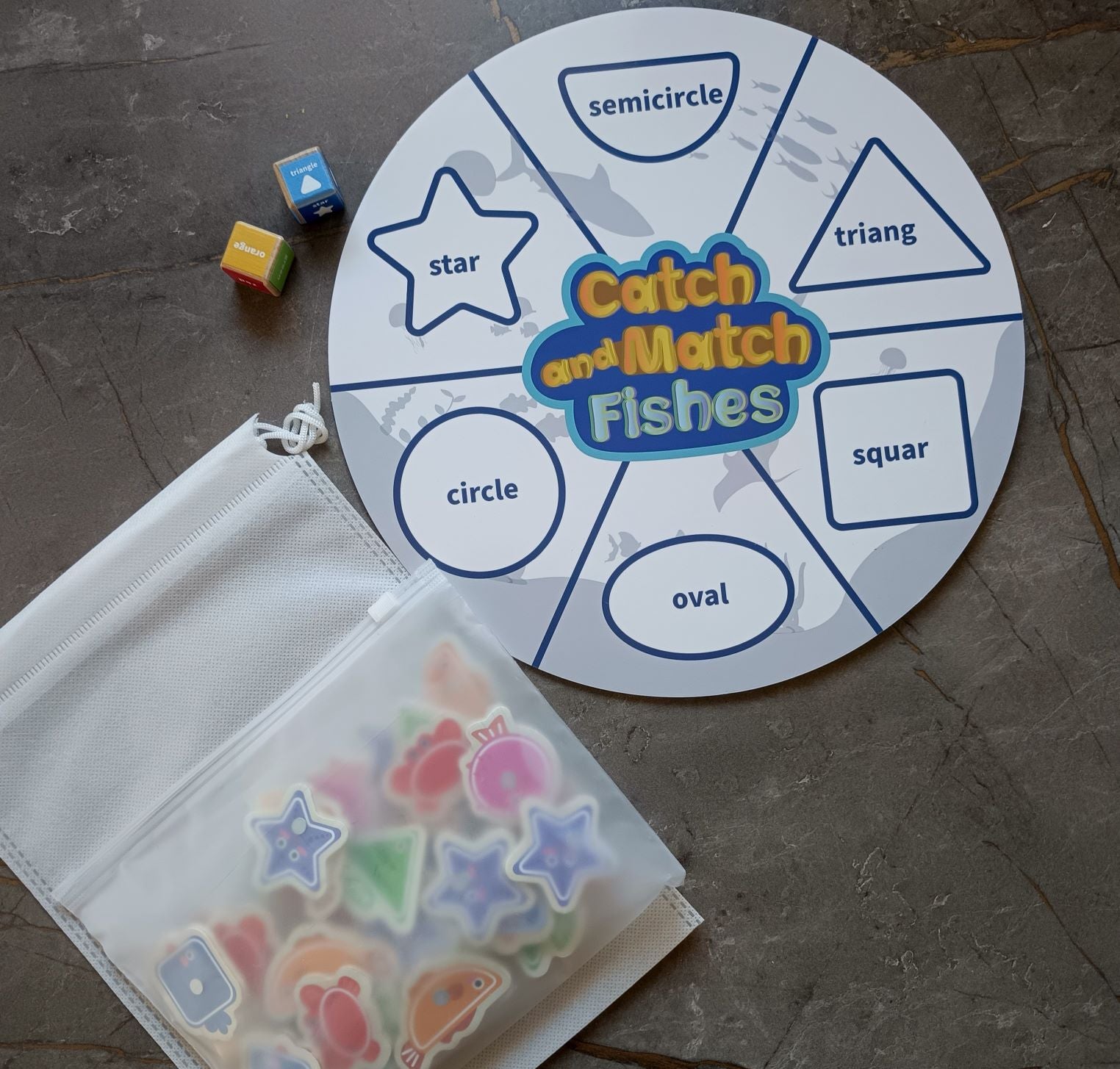 Catch and Match Fishing Toy