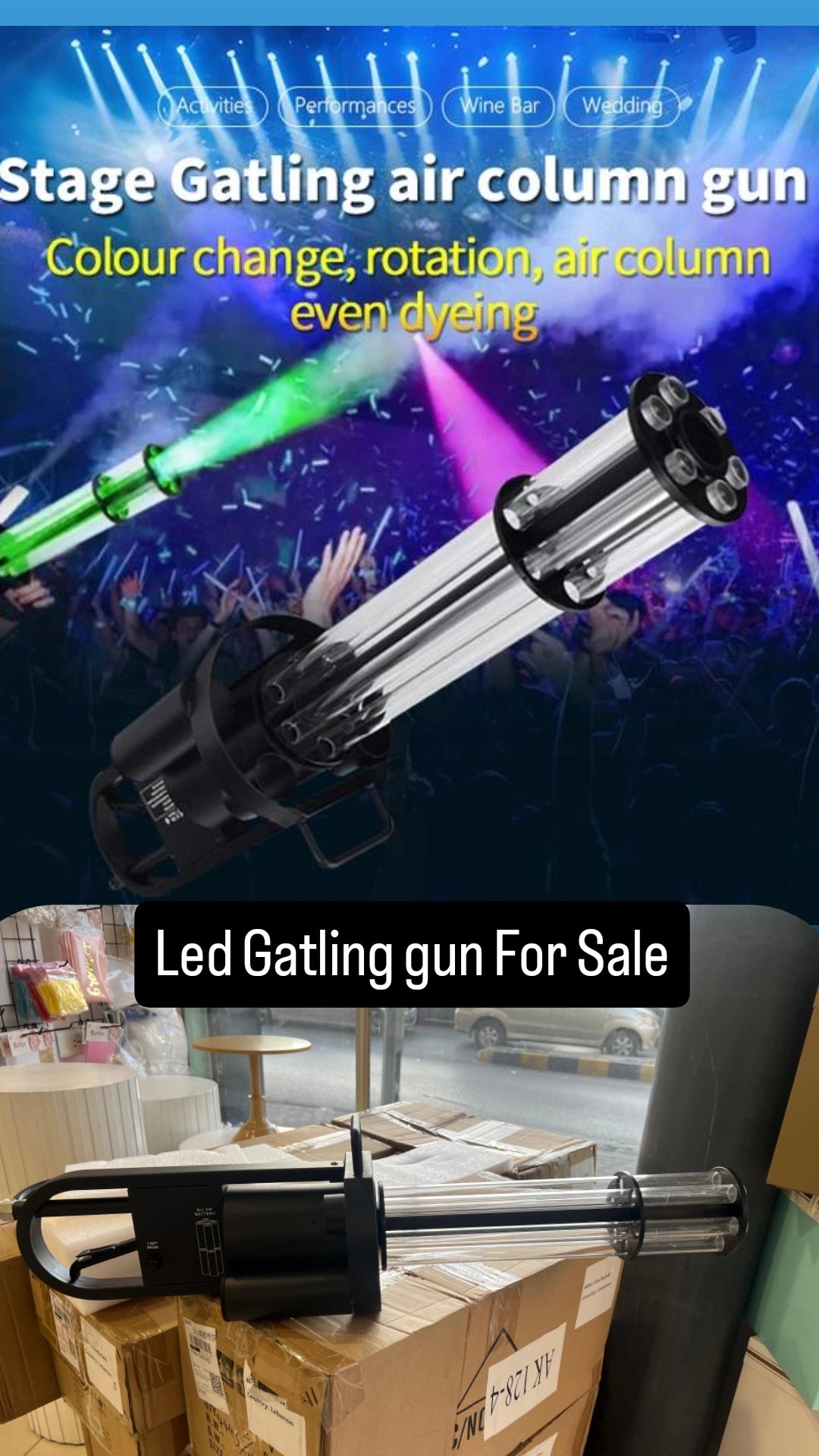 Led gatling gun