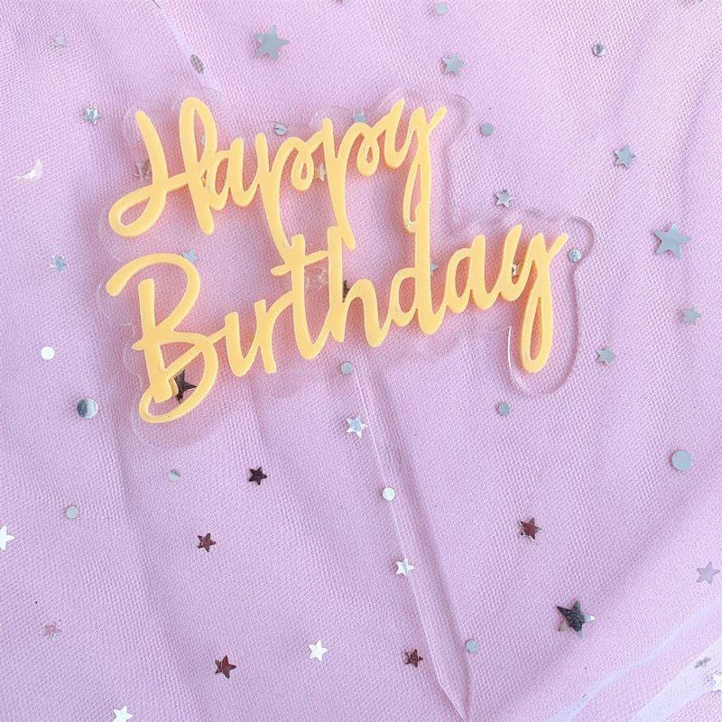 Happy Birthday - Yellow