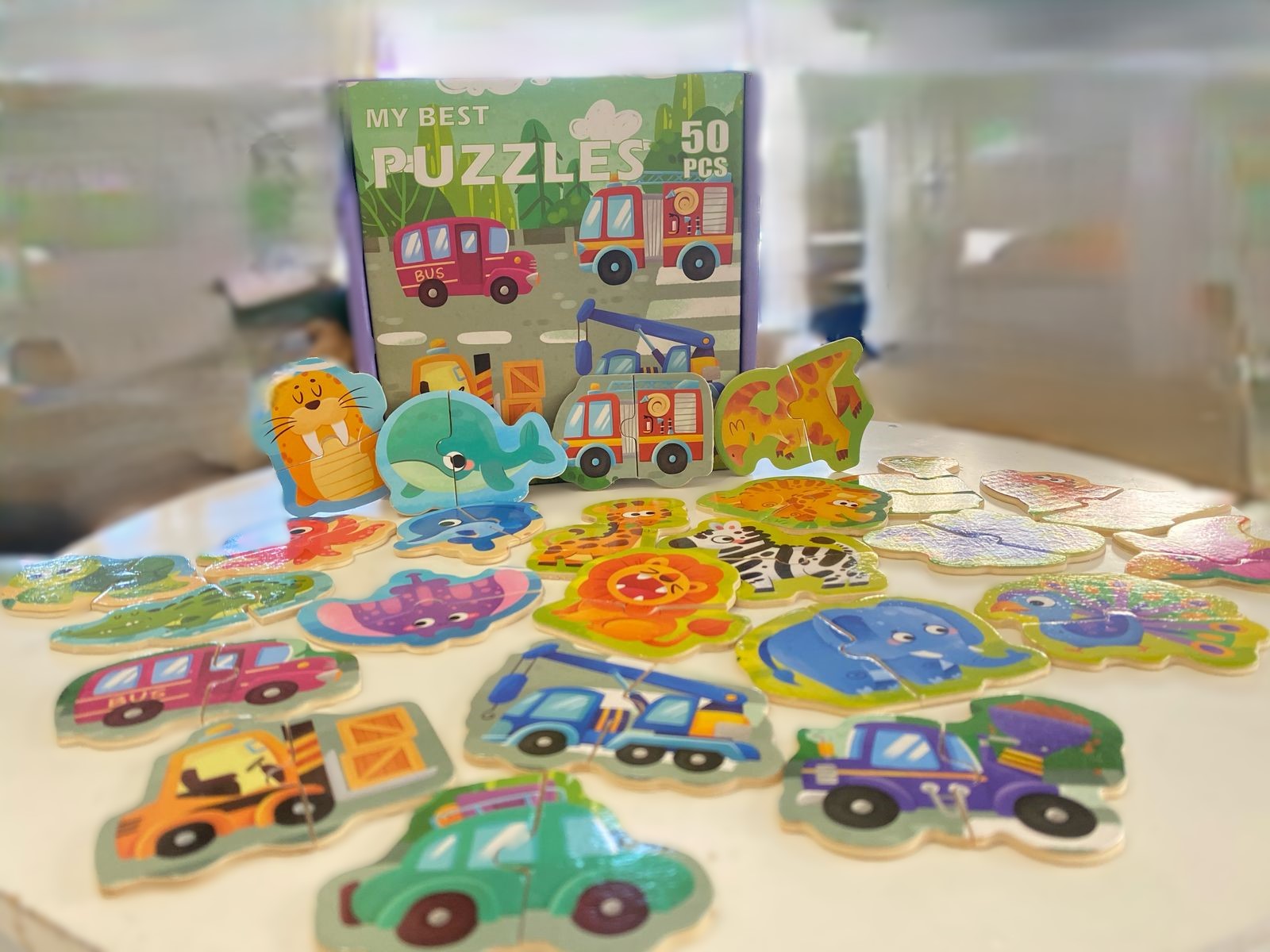 My Best Puzzles Purple box