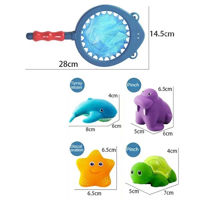 Water fishing play set