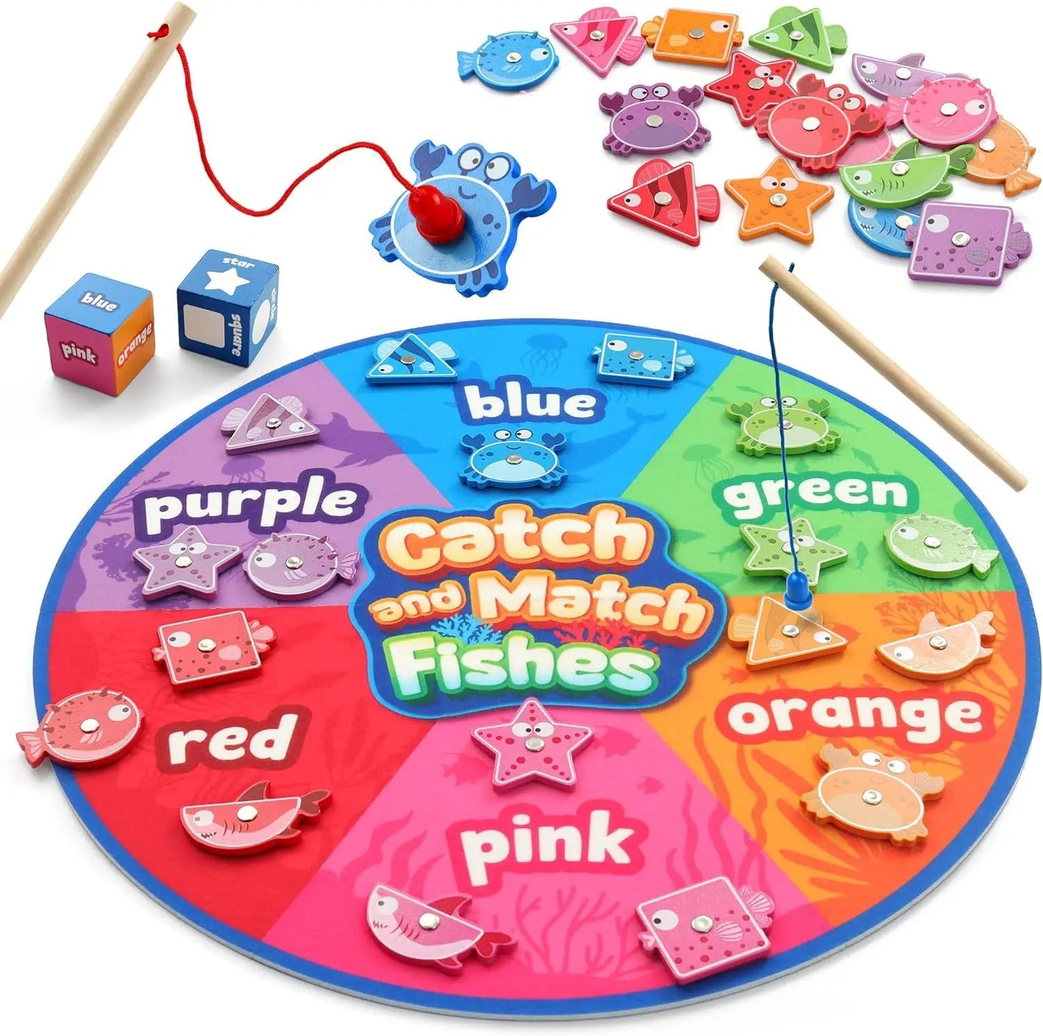 Catch and Match Fishing Toy