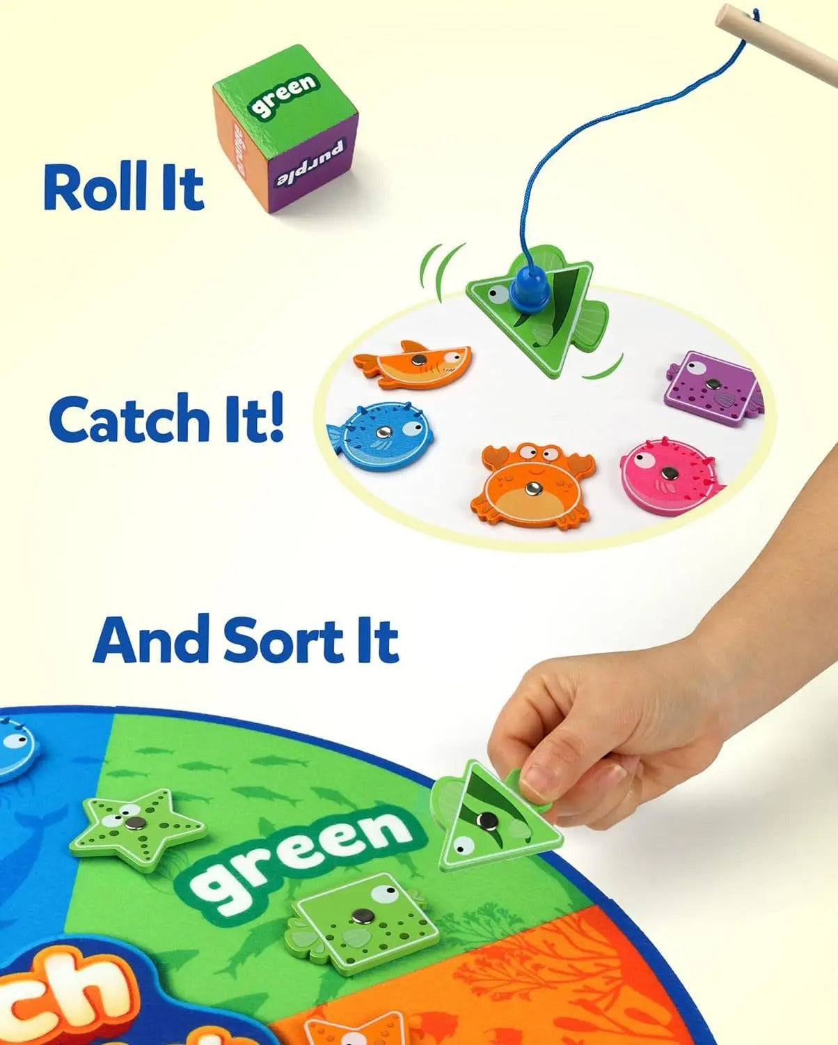 Catch and Match Fishing Toy